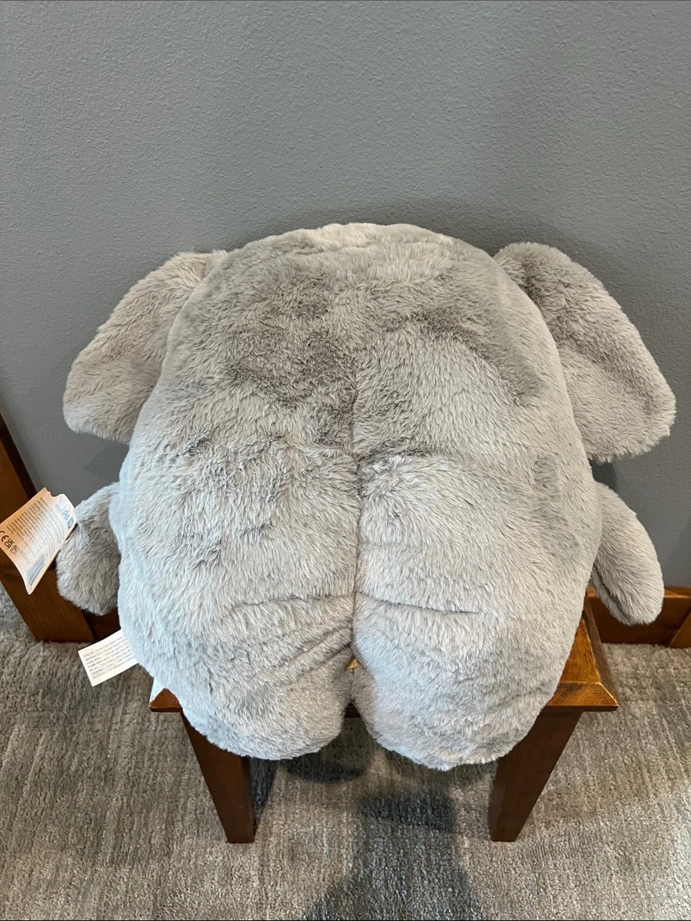 Fuggler Gray Plush “Trunkles” Elephant Stuffed Toy